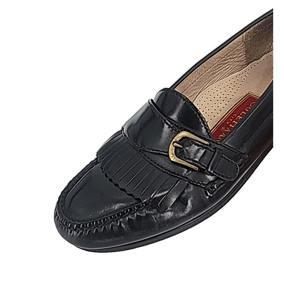 COLE HAAN LOAFER DRESS SHOES MENS 7D BLK LEATHER BUCKLE KILTIE MONK STRAP 3518 main image 8